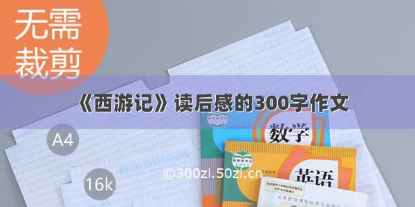 《西游记》读后感的300字作文