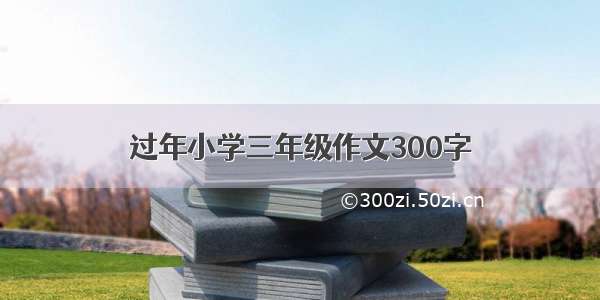 过年小学三年级作文300字