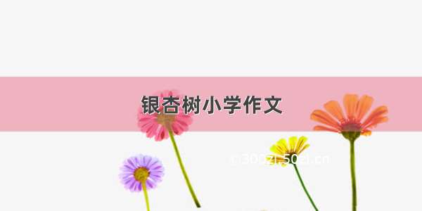 银杏树小学作文