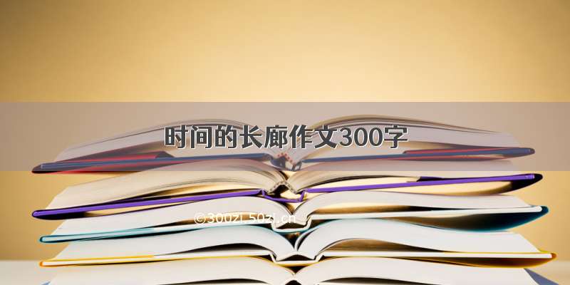 时间的长廊作文300字