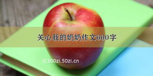 关心我的奶奶作文600字