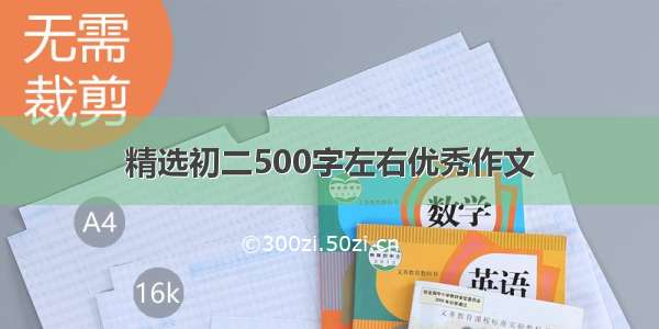 精选初二500字左右优秀作文