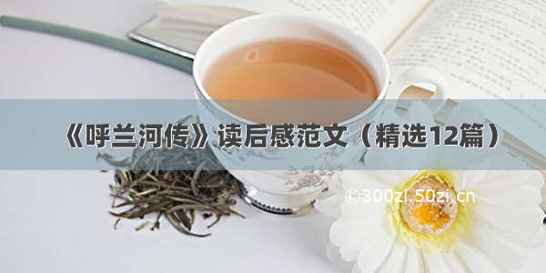 《呼兰河传》读后感范文（精选12篇）